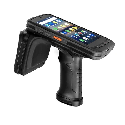 Poignée pistolet portable Android 11 avec scanner 2D Qr Zebra Écran 5,2 pouces Gestionnaire de lecture RFID UHF