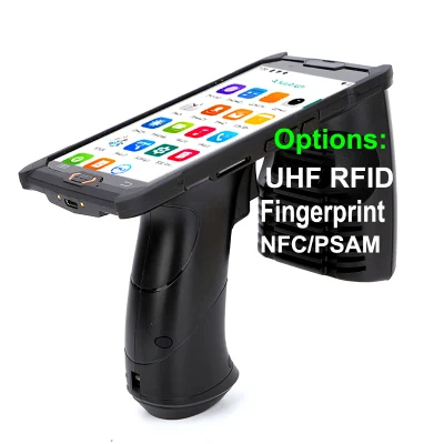 PDA Android robuste NFC UHF RFID de 5 pouces, terminaux portables, ordinateur mobile