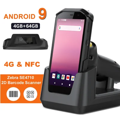 5 Station d'accueil robuste pour scanner de codes-barres PDA NFC 2D pour téléphones intelligents Android